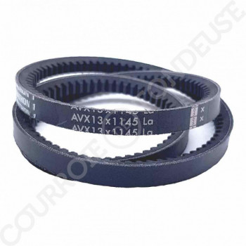 Le modèle de Courroie trapézoïdale crantée AVX13x1145La ou 3A1145 - AVX13X1145-OPTIBELT