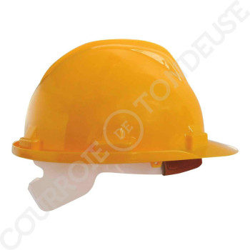 Le modèle de Casque de chantier jaune 1000V - CASQUECHANTIER-1