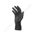 Gants jetables ambidextres nitrile 240mm noir T9