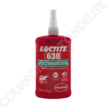 Le modèle de Loctite Colle de fixation haute résistance 638 250ml - 638-250ML-LOCTITE