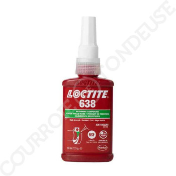 Le modèle de Loctite Colle de fixation haute résistance 638 50ml - 638-50ML-LOCTITE