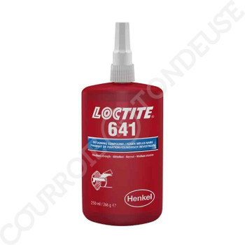 Le modèle de Loctite Colle de fixation résistance moyenne STANDARD 641 250ml - 641-250ML-LOCTITE