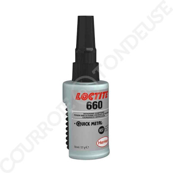 Le modèle de Loctite Produit de fixation haute résistance STANDARD 660 50ml - 660-50ML-LOCTITE