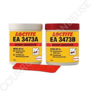 Le modèle de Loctite Adhésif époxy bi composant chargé acier EA 3473 500gr - EA-3473-500G-LOCTITE