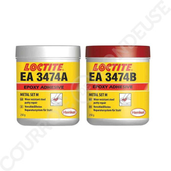 Le modèle de Loctite Adhésif époxy bi composant chargé minéral EA 3474 500gr - EA-3474-500G-LOCTITE