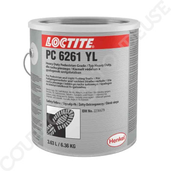 Le modèle de Loctite Antidérapant pour sol PC 6261 YL 6.36kg - PC-6261-YL-6.36KG-LOCTITE