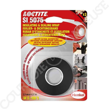 Le modèle de Loctite Ruban étirable de réparation SI 5075 Noir - SI-5075-NOIR-LOCTITE