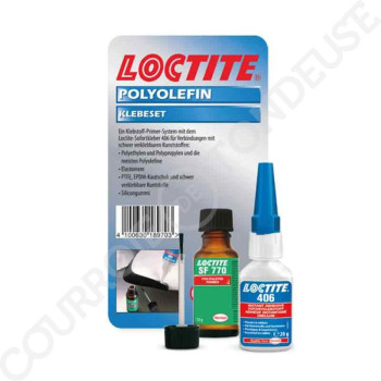 Le modèle de Loctite Kit de réparation colle instantannée 406 / SF 770 20gr - 406-SF-770-KIT-LOCTITE