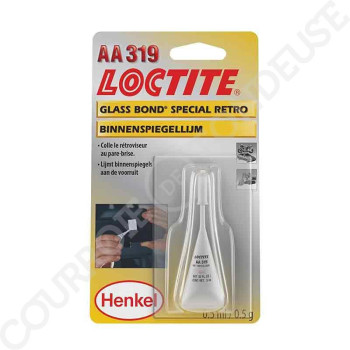 Le modèle de Loctite Colle verre métal rétroviseur et pare-brise AA 319 0.5ml - AA-319-0.5ML-LOCTITE