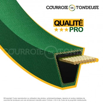 Le modèle de Courroie pour coupe WESTWOOD 1767 - 5L470-HQ